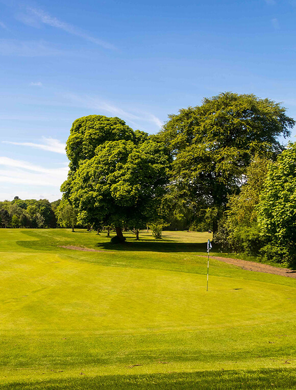 Allerton Manor Golf Course in the sunshine
